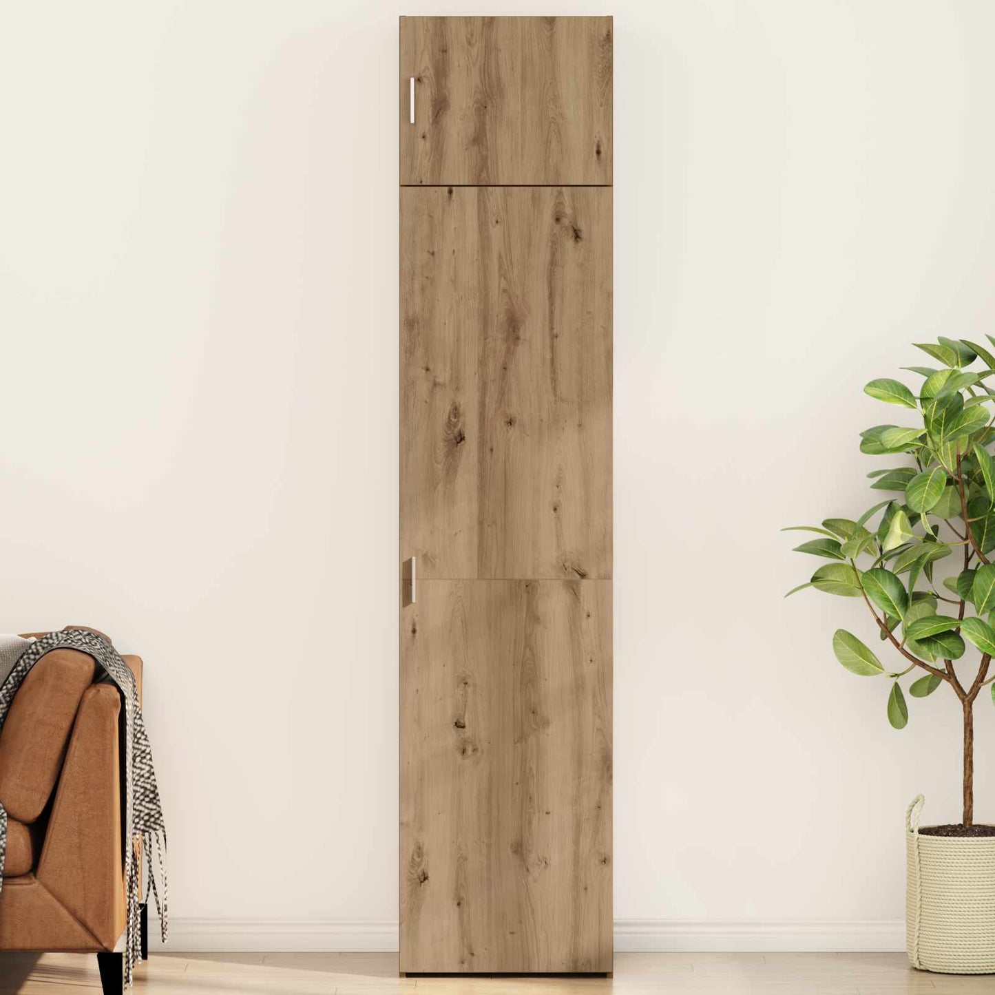 vidaXL Sideboard 2 pcs Artisan Oak 50 x 41 x225 cm 1