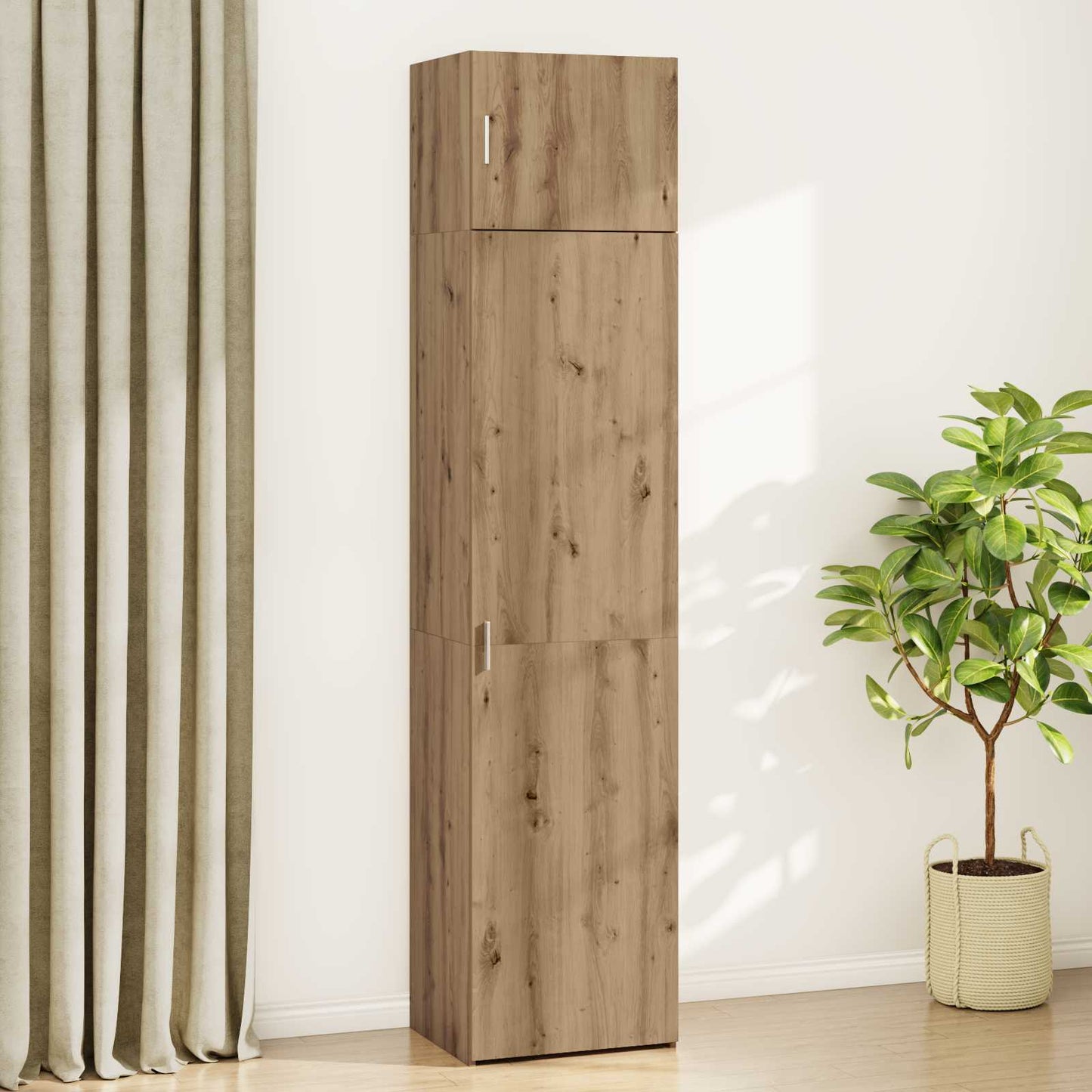 vidaXL Sideboard 2 pcs Artisan Oak 50 x 41 x225 cm 4