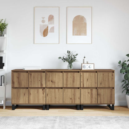 vidaXL Sideboards Engineered Wood 3 pcs