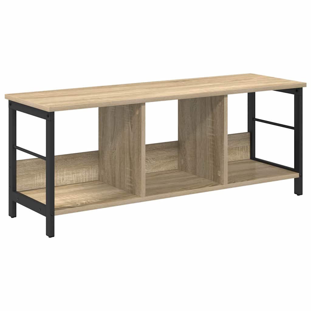 Bookshelf 9-Tier Engineered Wood Width 102 cm Sonoma oak 40.5 cm