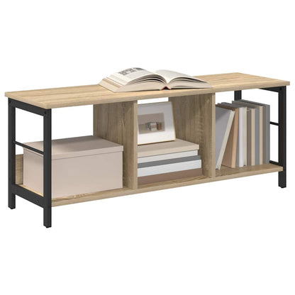 Bookshelf 9-Tier Engineered Wood Width 102 cm Sonoma oak 40.5 cm