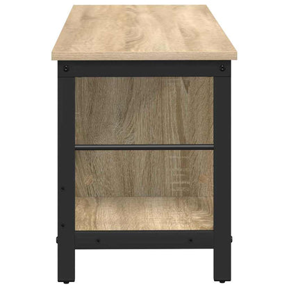 Bookshelf 9-Tier Engineered Wood Width 102 cm Sonoma oak 40.5 cm