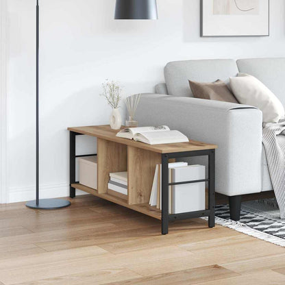 Bookshelf 9-Tier Engineered Wood Width 102 cm Artisan oak 40.5 cm