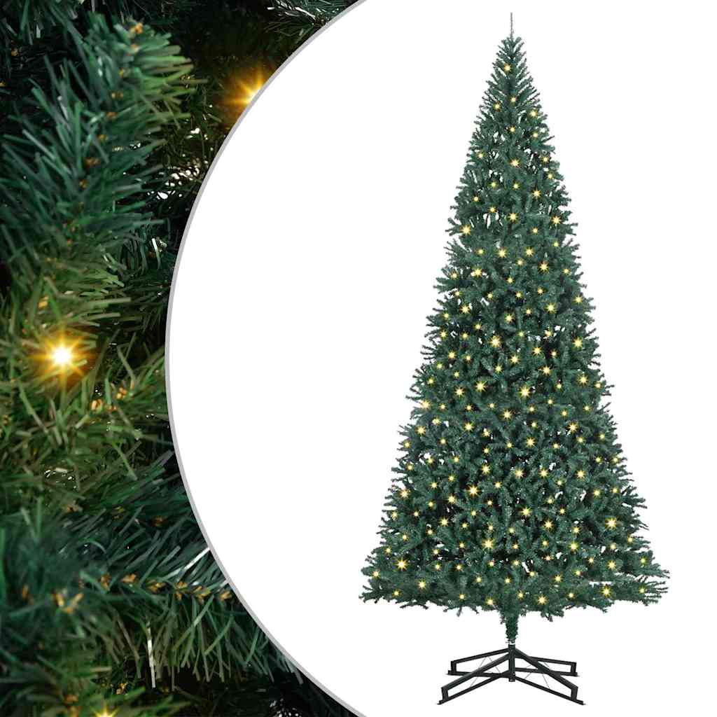 Artificial Pre-lit Christmas Tree with Ball Set Green 500 cm with leds