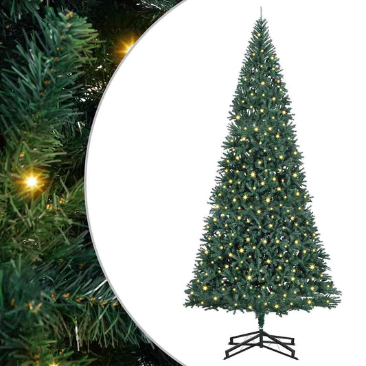 Artificial Pre-lit Christmas Tree with Ball Set Green 500 cm with leds