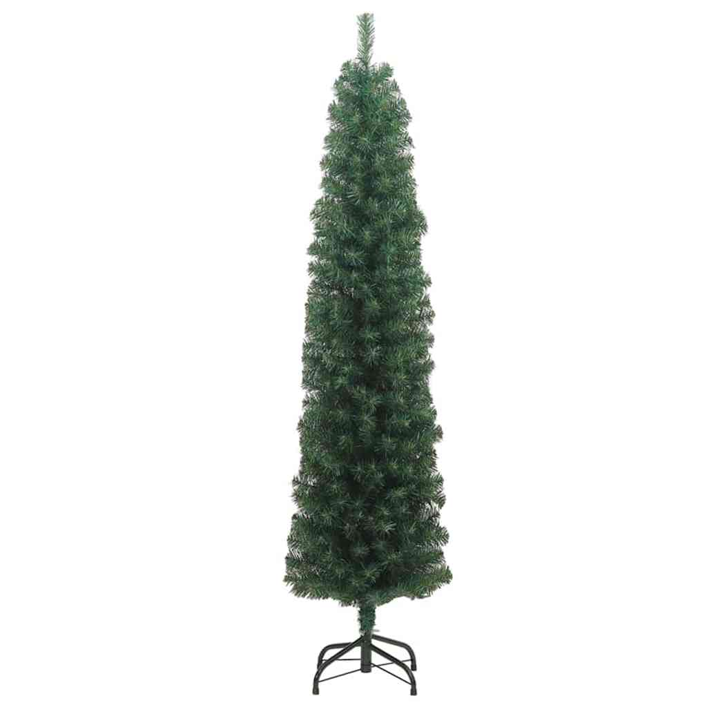 vidaXL Artificial Christmas Tree with 300 LEDs with Stand Green 180 cm 4