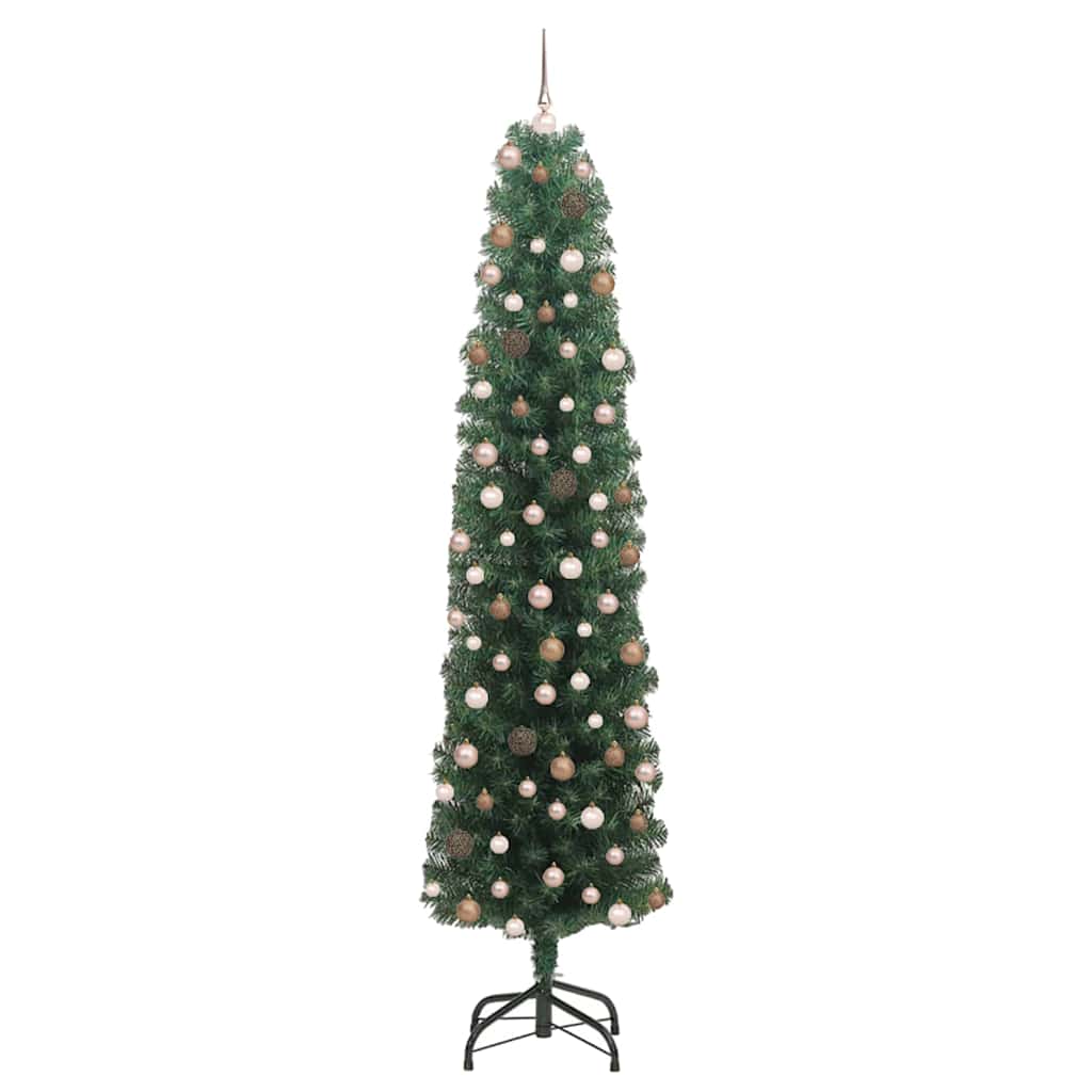 vidaXL Artificial Christmas Tree with 300 LEDs with Stand Green 210 cm 3
