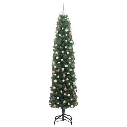 vidaXL Artificial Christmas Tree with 300 LEDs with Stand Green 210 cm 3