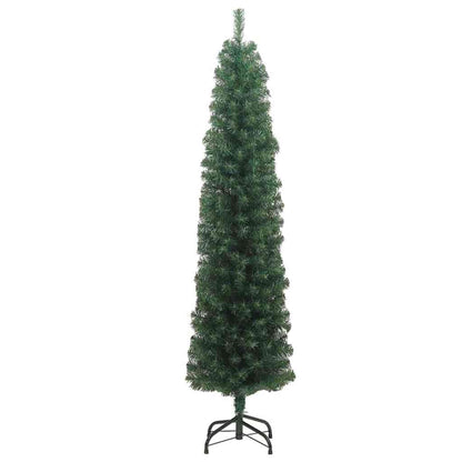vidaXL Artificial Christmas Tree with 300 LEDs with Stand Green 210 cm 4
