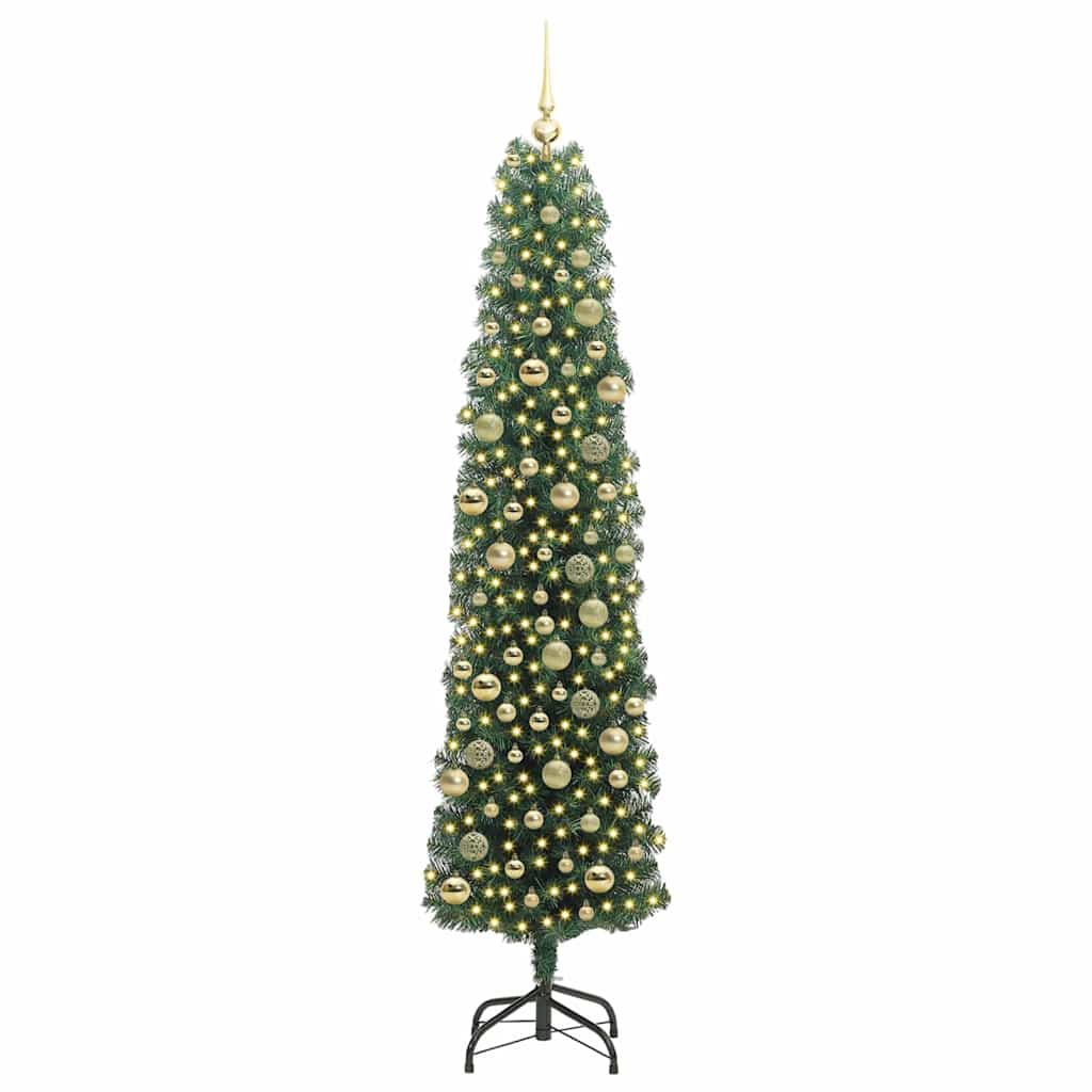 vidaXL Artificial Christmas Tree Green 210 cm 3