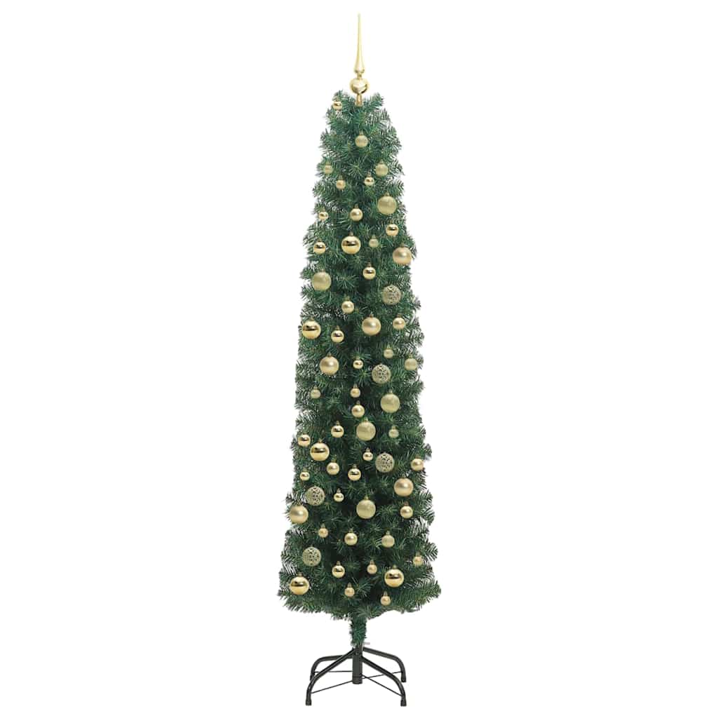 vidaXL Artificial Christmas Tree Green 210 cm 4