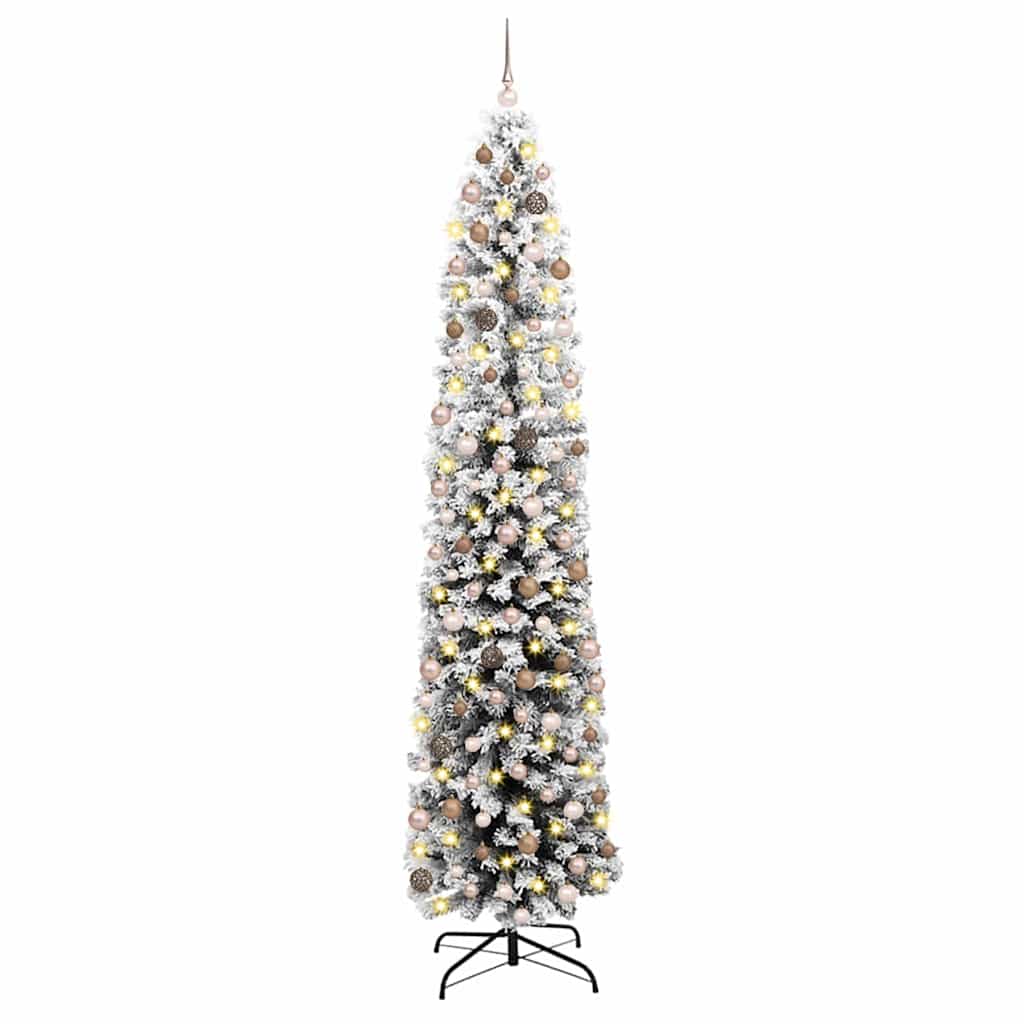 vidaXL Artificial Christmas Tree with 300 LEDs with Stand Green 240 cm 2