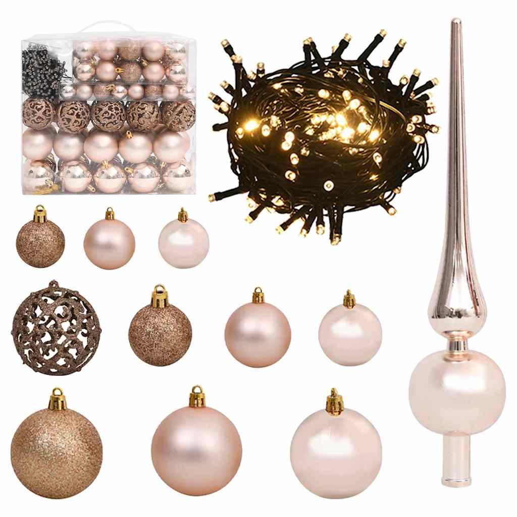 vidaXL Artificial Christmas Tree with 300 LEDs with Stand Green 240 cm 6