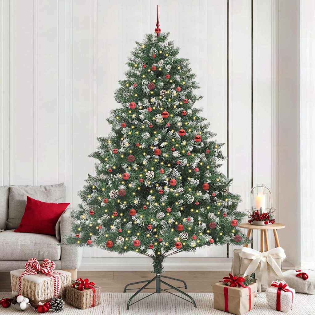 vidaXL Artificial Christmas Tree Green 240 cm 1