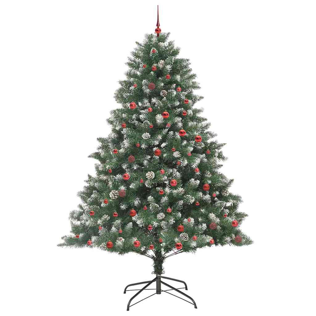 vidaXL Artificial Christmas Tree Green 240 cm 4