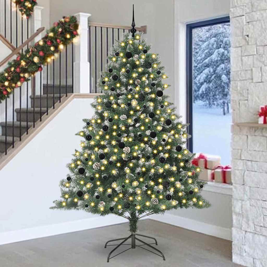 vidaXL Artificial Christmas Tree Green 240 cm 1