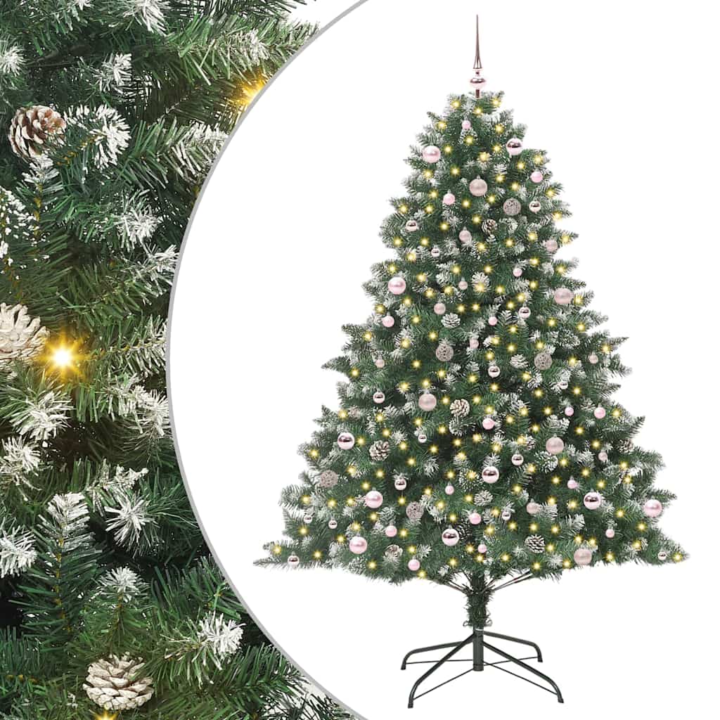 vidaXL Artificial Christmas Tree Green 240 cm 2