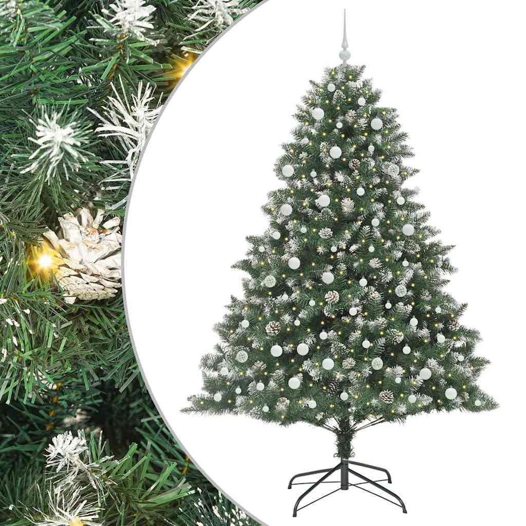 vidaXL Artificial Christmas Tree Green 240 cm 2