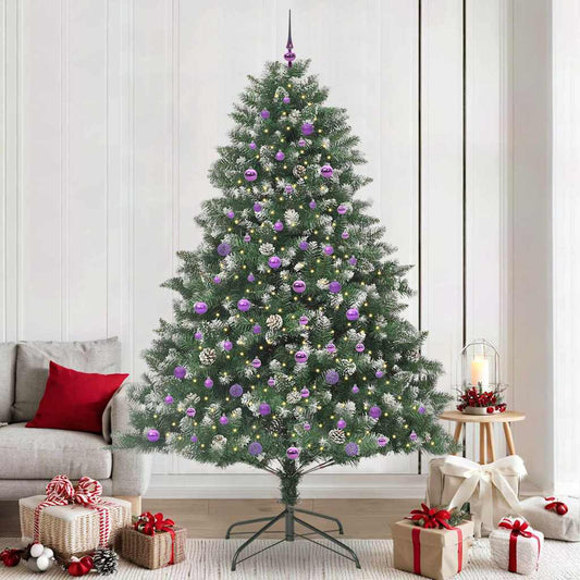 vidaXL Artificial Christmas Tree Green 240 cm 1