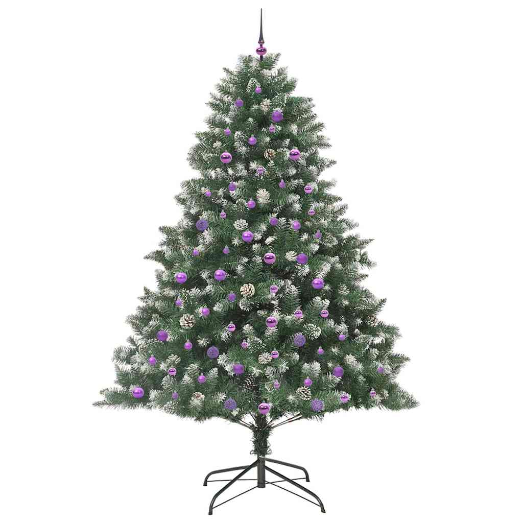 vidaXL Artificial Christmas Tree Green 240 cm 4
