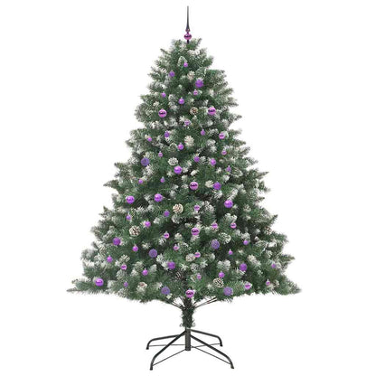 vidaXL Artificial Christmas Tree Green 240 cm 4