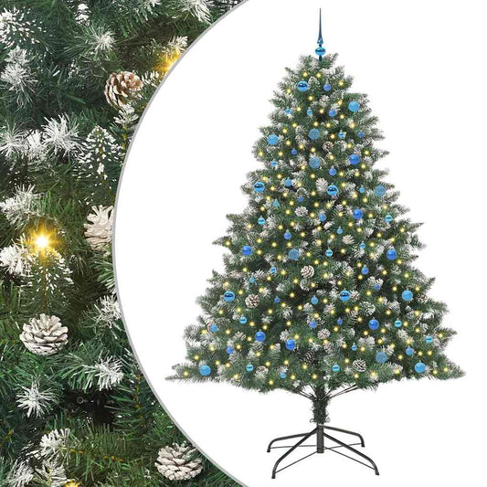 vidaXL Artificial Christmas Tree Green 240 cm 1
