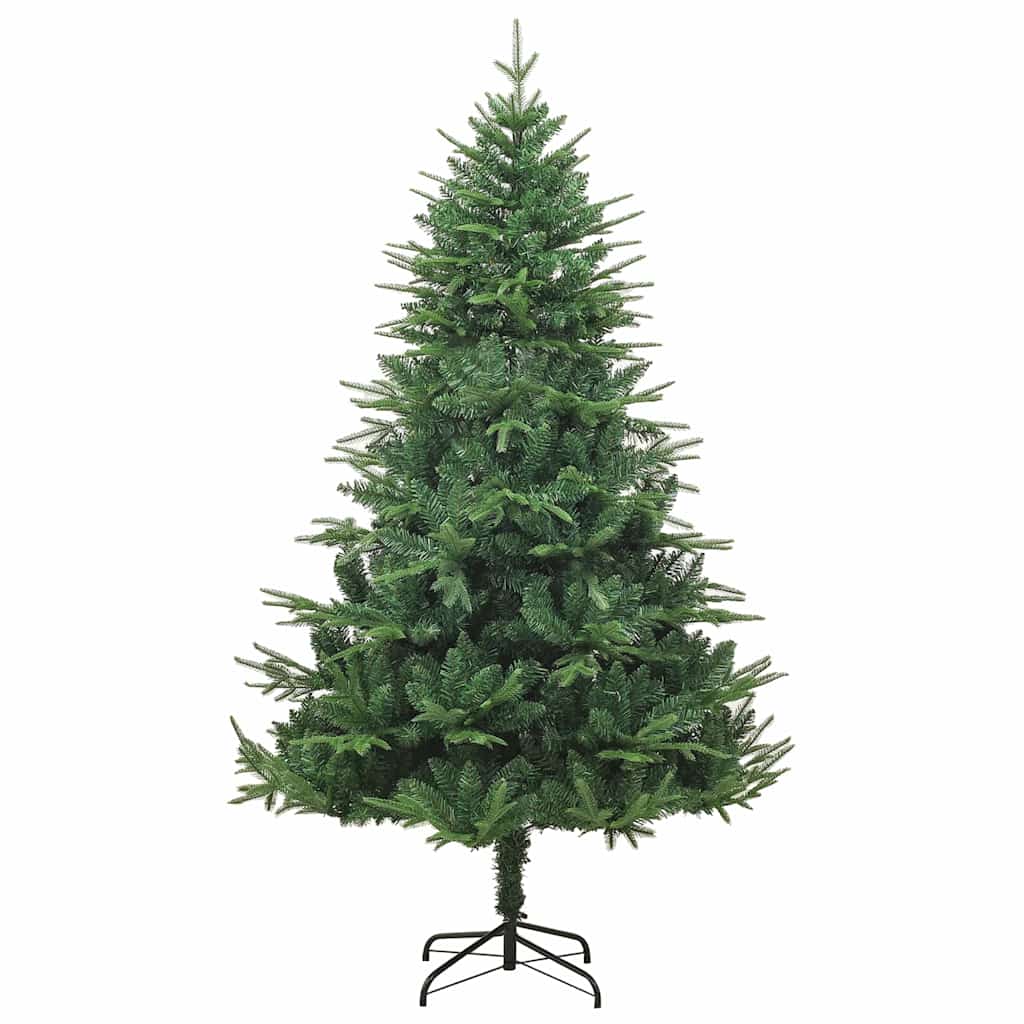 Artificial Pre-lit Christmas Tree with Ball Set 150 cm Green with 150 LEDs &61 red balls