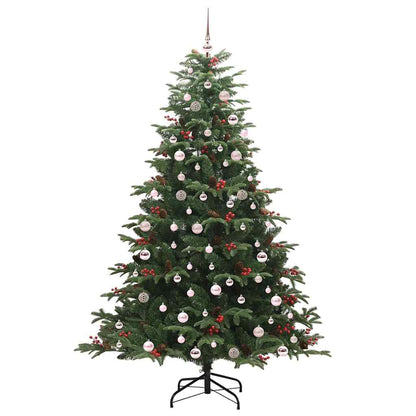 vidaXL Artificial Christmas Tree with 300 LEDs with Stand Green 240 cm 4