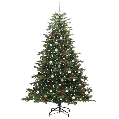 vidaXL Artificial Christmas Tree with 300 LEDs with Stand Green 240 cm 3