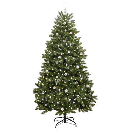 vidaXL Artificial Christmas Tree 270 cm 300 LEDs Warm White Green 3