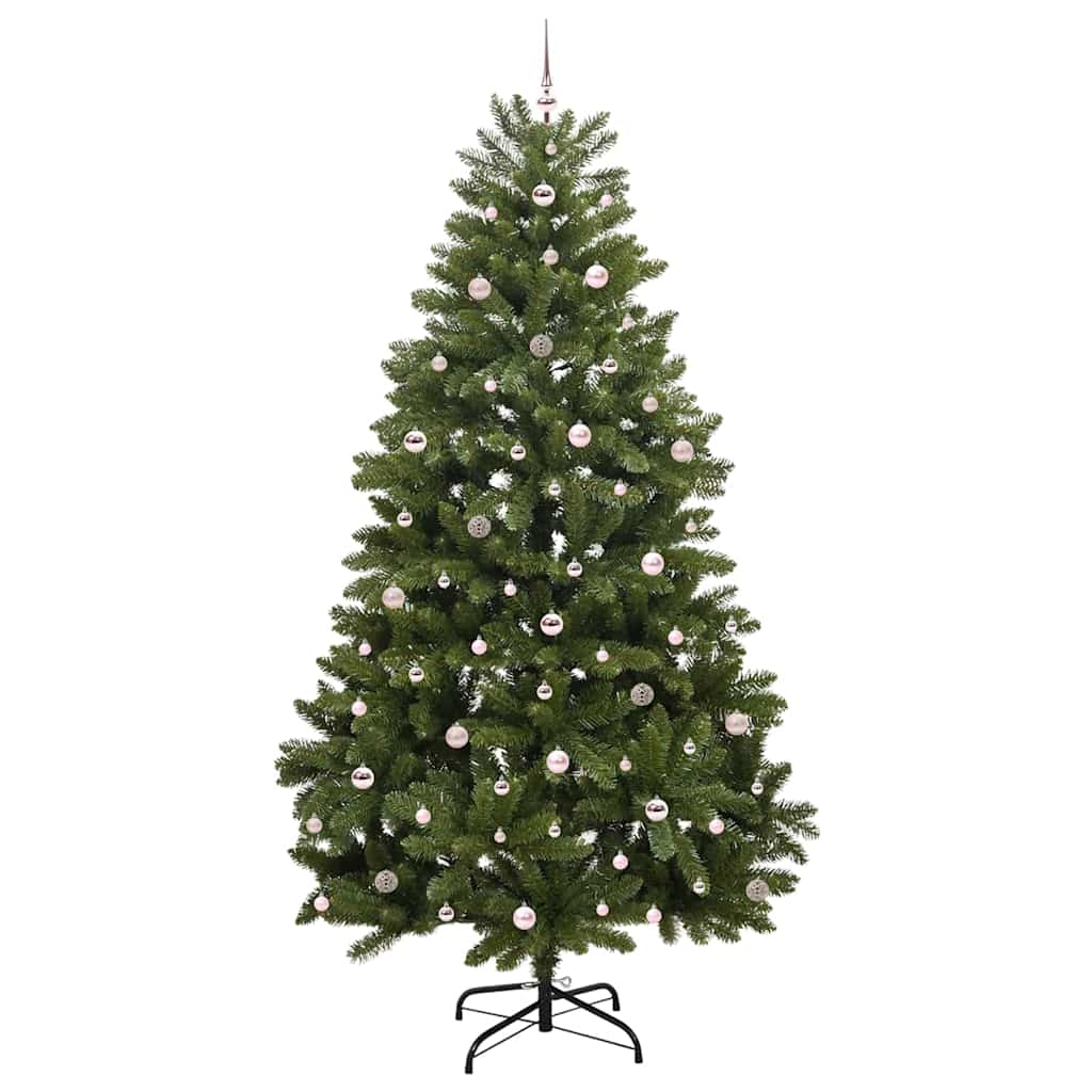 vidaXL Artificial Christmas Tree 270 cm 300 LEDs Warm White Green 4