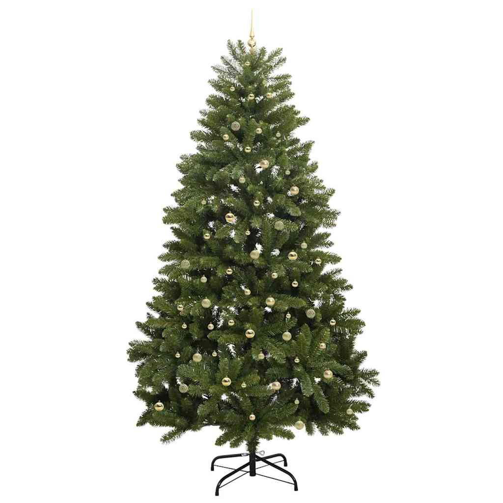 vidaXL Artificial Christmas Tree 270 cm 300 LEDs Warm White Green 4