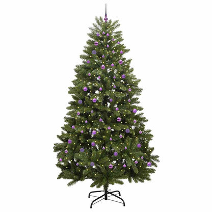 vidaXL Artificial Christmas Tree 270 cm 300 LEDs Warm White Green 3