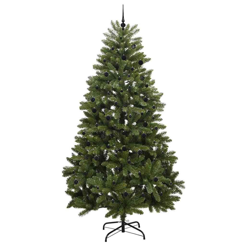 vidaXL Artificial Christmas Tree 300 cm 300 LEDs Warm White Green 4