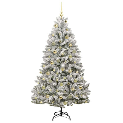 vidaXL Artificial Christmas Tree 180 cm 300 LEDs Warm White 4