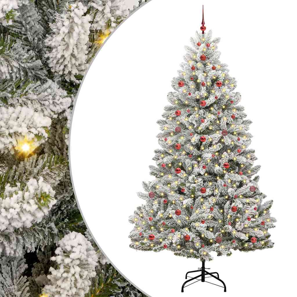 vidaXL Artificial Christmas Tree 240 cm 300 LEDs Warm White 2