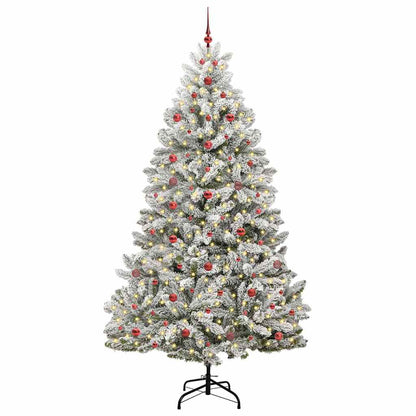 vidaXL Artificial Christmas Tree 240 cm 300 LEDs Warm White 3