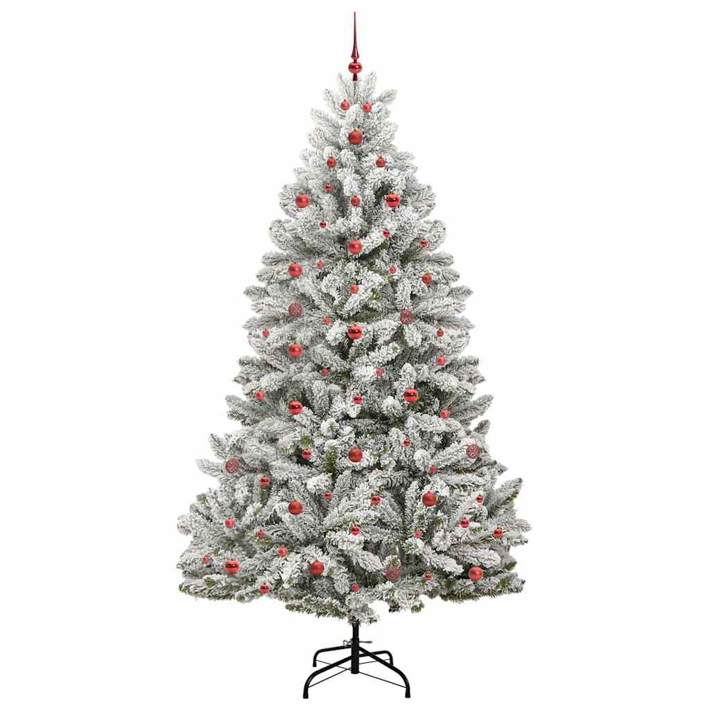 vidaXL Artificial Christmas Tree 240 cm 300 LEDs Warm White 4