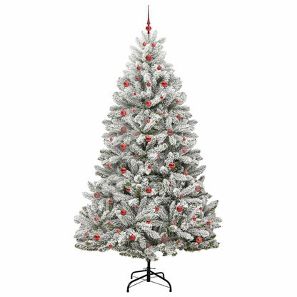 vidaXL Artificial Christmas Tree 240 cm 300 LEDs Warm White 4