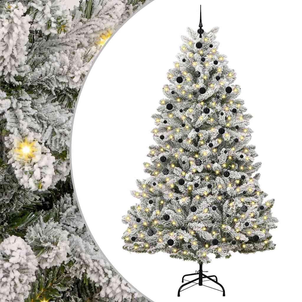 vidaXL Artificial Christmas Tree 240 cm 300 LEDs Warm White 2