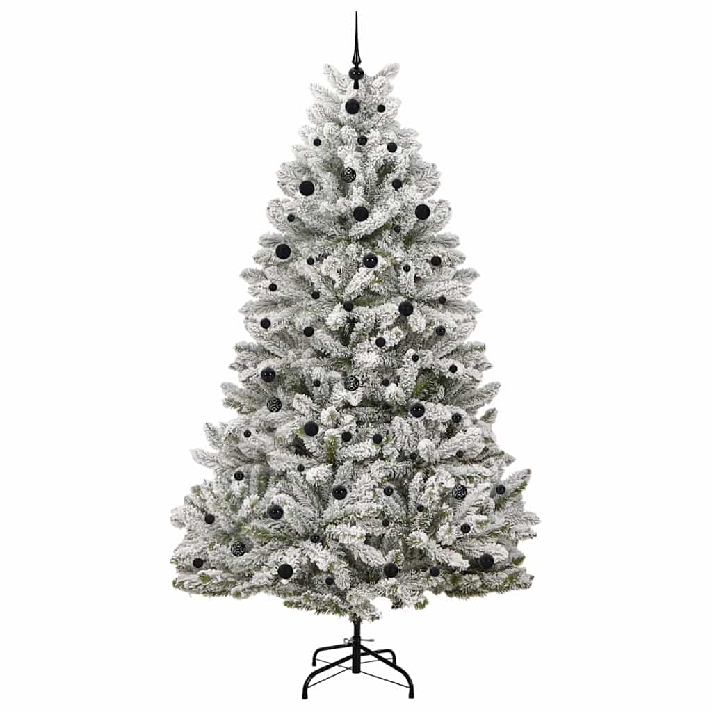 vidaXL Artificial Christmas Tree 240 cm 300 LEDs Warm White 4