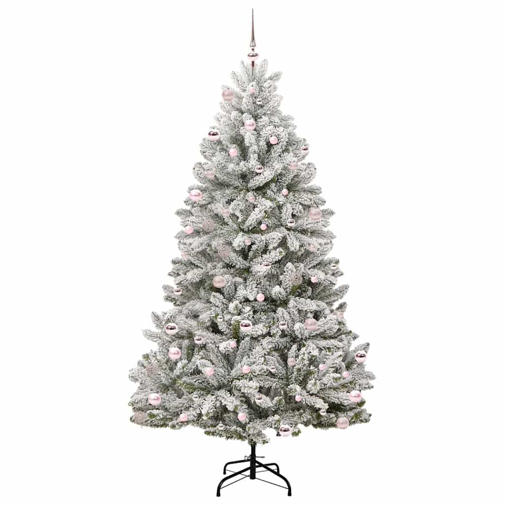 vidaXL Artificial Christmas Tree 240 cm 300 LEDs Warm White 4