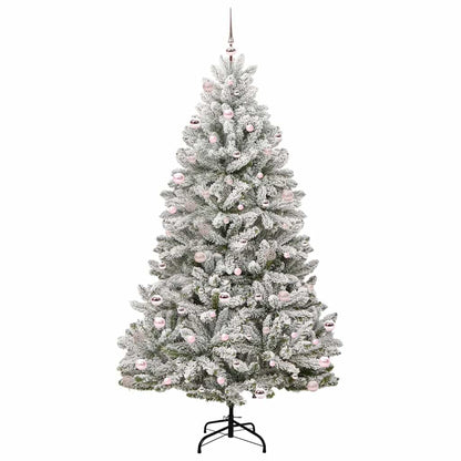 vidaXL Artificial Christmas Tree 240 cm 300 LEDs Warm White 4