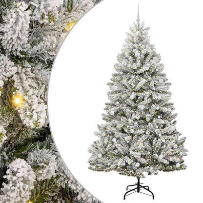 vidaXL Artificial Christmas Tree 240 cm 300 LEDs Warm White 2