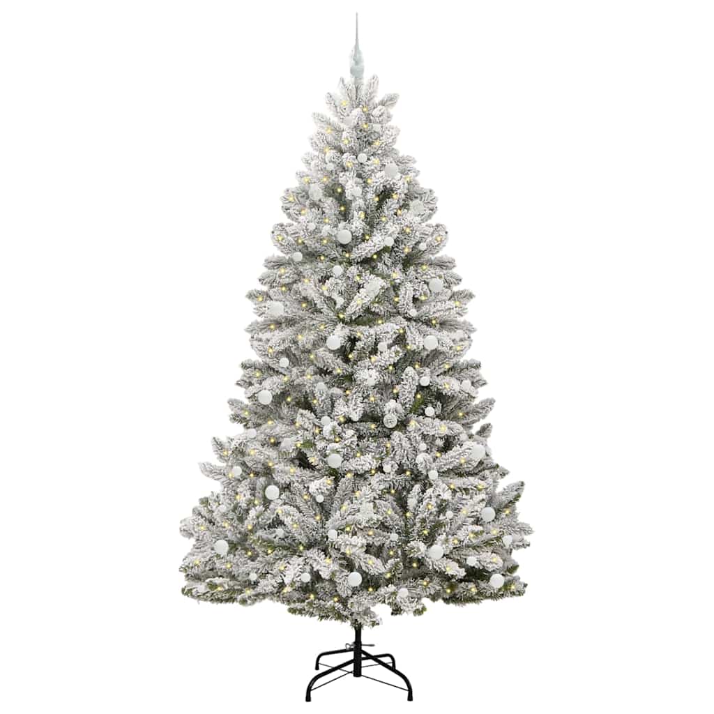 vidaXL Artificial Christmas Tree 240 cm 300 LEDs Warm White 3