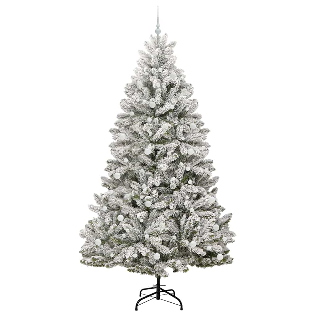 vidaXL Artificial Christmas Tree 240 cm 300 LEDs Warm White 4