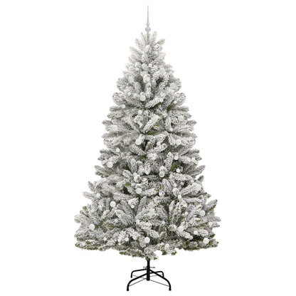 vidaXL Artificial Christmas Tree 240 cm 300 LEDs Warm White 4