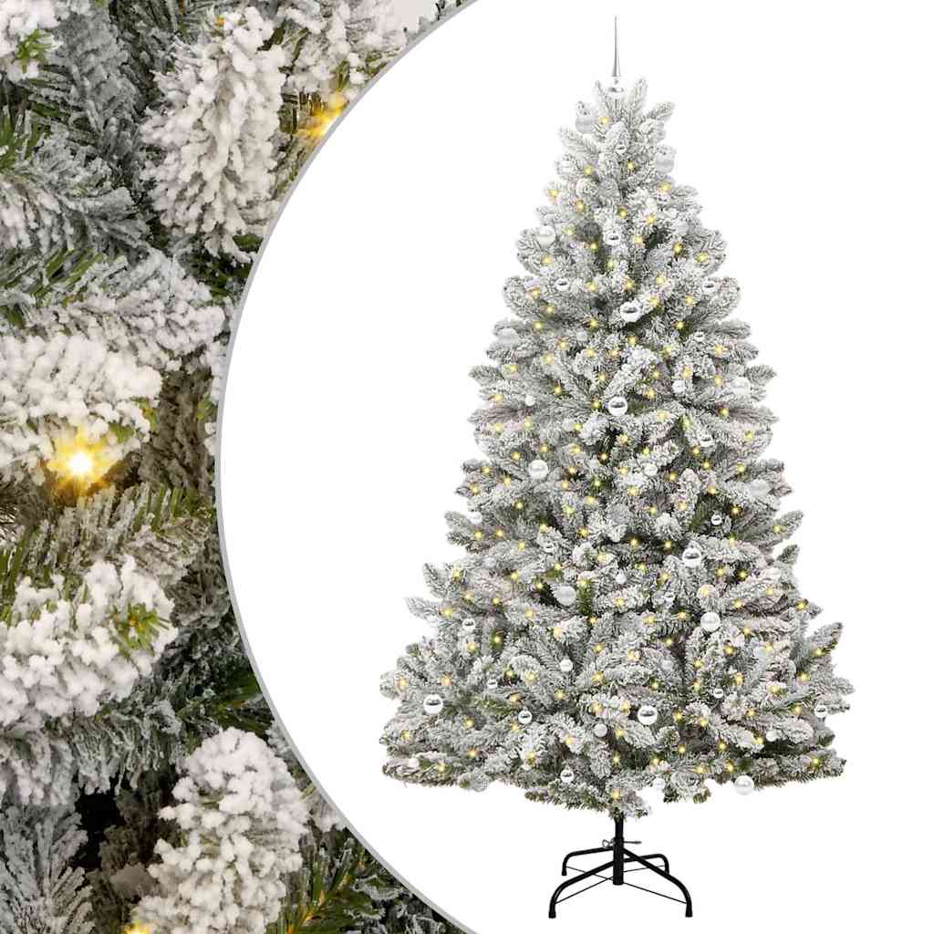 vidaXL Artificial Christmas Tree 240 cm 300 LEDs Warm White 2