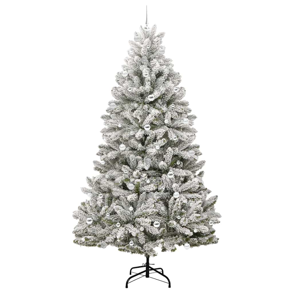 vidaXL Artificial Christmas Tree 240 cm 300 LEDs Warm White 4