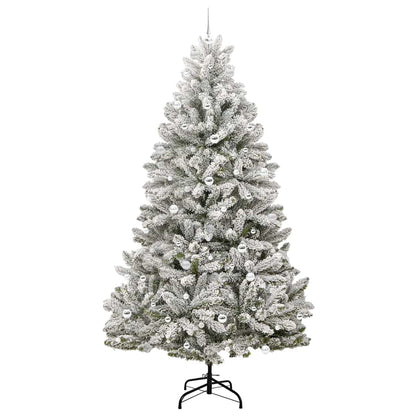 vidaXL Artificial Christmas Tree 240 cm 300 LEDs Warm White 4